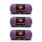 Red Heart Super Saver Medium Purple Yarn - 3 Pack of 198g/7oz - Acrylic - 4 Medium (Worsted) - 364 Yards - Knitting/Crochet